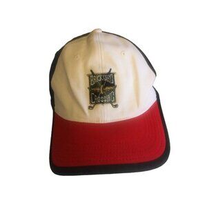 Nike Golf Brickyard Crossing Adjustable Hat White/Red/Black Polyester One Size F